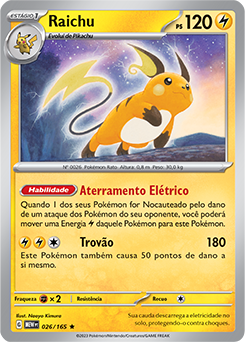 Clube Pokémon - Raichu é um pokémon rato elétrico, propriamente