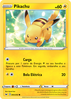 Cartinha Do Pikachu