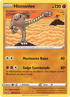 Hitmonchan + Hitmonlee + Hitmontop (cartas do trio lutador