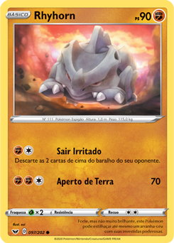 Rhyhorn tipo solo e pedra  Pokemon, Pokemon gerações, Imagem de