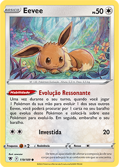 Eevee, Destinos Brilhantes, Banco de Dados de Cards do Estampas  Ilustradas