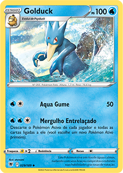 LAREEN GOLDUCK Ice O Pokémon pato gelado. Os Golduck de Lareen