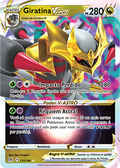 Giratina V-ASTRO, Origem Perdida, Banco de Dados de Cards do Estampas  Ilustradas