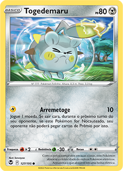 Togedemaru, Eclipse Cósmico, Banco de Dados de Cards do Estampas  Ilustradas