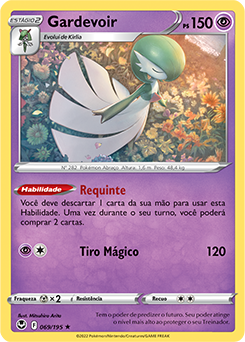 Gardevoir, Reinado Arrepiante, Banco de Dados de Cards do Estampas  Ilustradas