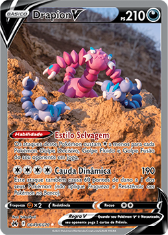 Drapion V Astro - Carta Pokémon Original Origem Perdida, Jogo de Tabuleiro  Original Copag Nunca Usado 76780139