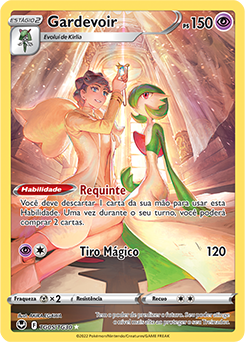 Gardevoir V, Caminho do Campeão, Banco de Dados de Cards do Estampas  Ilustradas