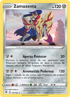 Jogo Colecionavel Baralho Pokemon Rixa Rebelde Zamazenta com 60