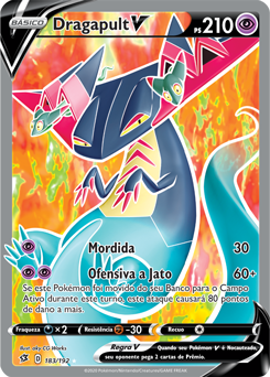 Kit Carta Pokémon Dragapult Drakloak Dreepy Rixa Rebelde