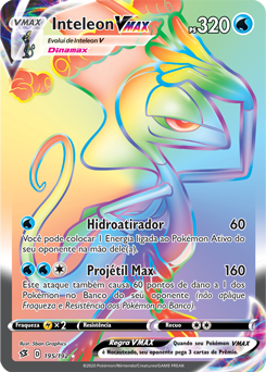 Carta Pokemon Vmax Rainbow