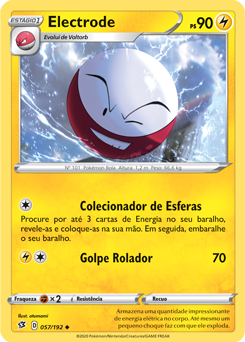 Pokémon Vermelho e Azul Línia evolutiva de Voltorb Electrode