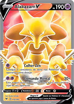 COMO É A CARTA POKEMON ALAKAZAM RADIANTE DE PERTO! 