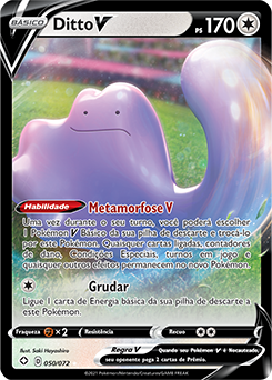 Pokemon Ditto V Espada E Escudo Destinos Brilhantes