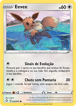 Eevee, Destinos Brilhantes, Banco de Dados de Cards do Estampas  Ilustradas