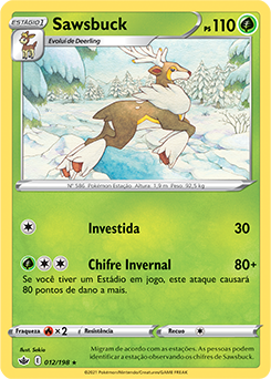 Deerling, Reinado Arrepiante, Banco de Dados de Cards do Estampas  Ilustradas