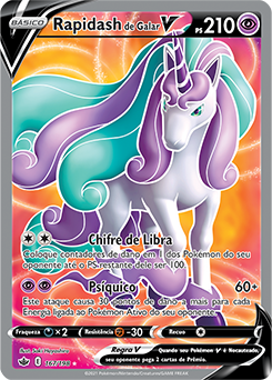 Rapidash de Galar V, Reinado Arrepiante, Banco de Dados de Cards do  Estampas Ilustradas