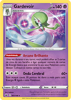 Gardevoir V, Caminho do Campeão, Banco de Dados de Cards do Estampas  Ilustradas