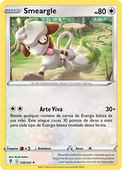 Smeargle, Céus em Evolução, Banco de Dados de Cards do Estampas  Ilustradas