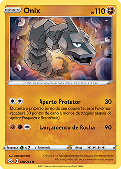 Tipos de onix e evolução