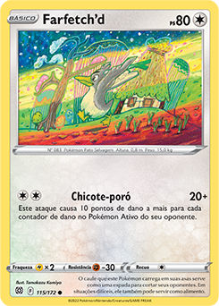 Farfetch'd de Galar, Reinado Arrepiante, Banco de Dados de Cards do  Estampas Ilustradas