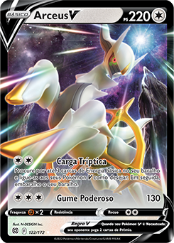 Arceus V-ASTRO, Astros Cintilantes, Banco de Dados de Cards do Estampas  Ilustradas