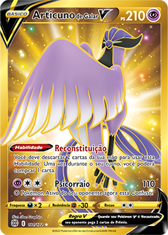 Articuno de Galar, Cartas promocionais, Banco de Dados de Cards do  Estampas Ilustradas