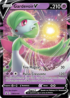 Carta Pokemon Gardevoir V Original Copag + Brindes