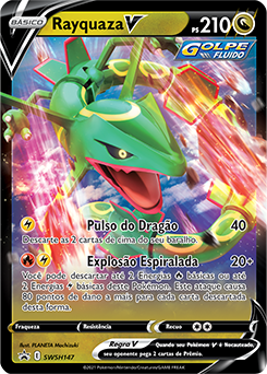 Carta Pokémon Rayquaza Vmax Lendário Céus Em Evolução