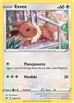 Eevee, Sol e Lua, Banco de Dados de Cards do Estampas Ilustradas