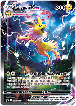 Carta Pokemon Jolteon VMAX Português 051/203 Card Original Copag - Céus em  Evolução - Pronta Entrega