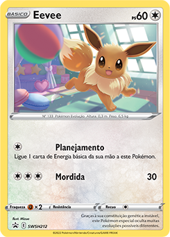 Eevee, Destinos Brilhantes, Banco de Dados de Cards do Estampas  Ilustradas