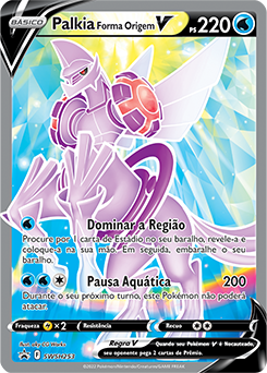 SEXTA TABLETOP com PALKIA ORIGEM V-ASTRO! - BARALHO DE CARTA POKEMON TCG