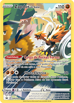 Carta Pokémon Zapdos da Equipe Rocket (07/25)