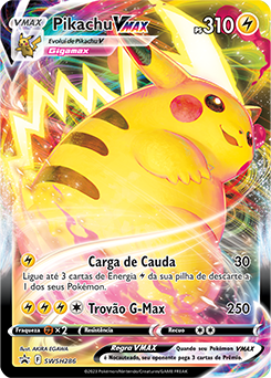 Ash Pikachu VMAX Pokemon Card 