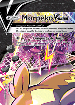 Jogo De Cartas - Pokémon Ra - Coleção Morpeko V-união