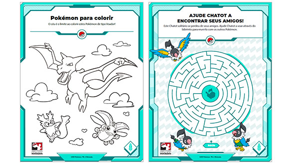 Folhas de atividades Pokémon para crianças: quebra-cabeças, labirintos,  páginas para colorir e muito mais