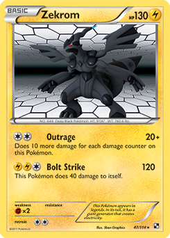 Pokémon Card Database - Black White - #47 Zekrom