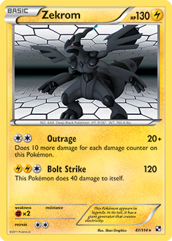 TCG EX Battle Boost - #95 Zekrom