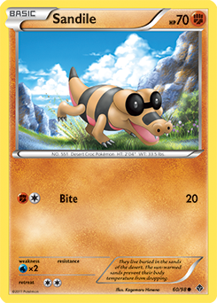 113/214 Pokemon TCG SM10 Unbroken Bonds Common Reverse Holo Card Sandile 