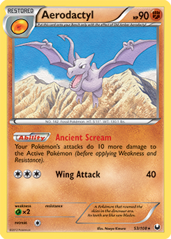 Aerodactyl, Animated Character Database