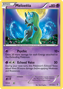 Meloetta - Legendary Treasures Pokémon card 86/113