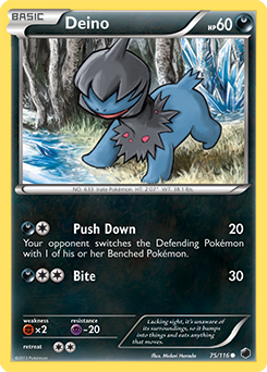  Pokemon - Deino (84/114) - XY Steam Siege : Toys & Games