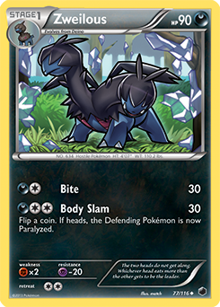 Deino - 72/119 - Common - Reverse Holo - Pokemon Singles » XY Phantom  Forces - Pink Bunny Games LLC