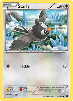Pokemon Card Carte Starly DPBP#457 DP1 