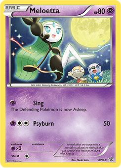 Pokemon Meloetta Holofoil Full Art Promo XY120 - United Sanctuary Card Games