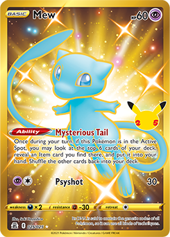 pokemon mewfour card