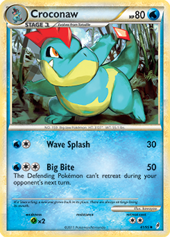 Croconaw δ, EX Dragon Frontiers, TCG Card Database