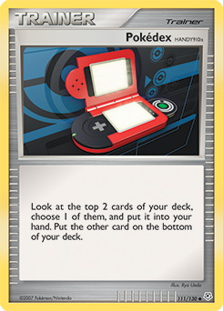 Pokédex HANDY910is, Diamond & Pearl, TCG Card Database