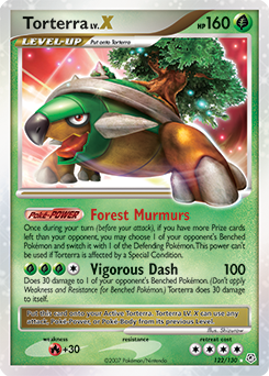  Pokemon - Torterra LV.X (122) - Diamond & Pearl