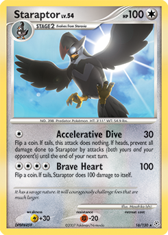 Staraptor (carta rara do tipo Voador) - Pokémon TCG Cards